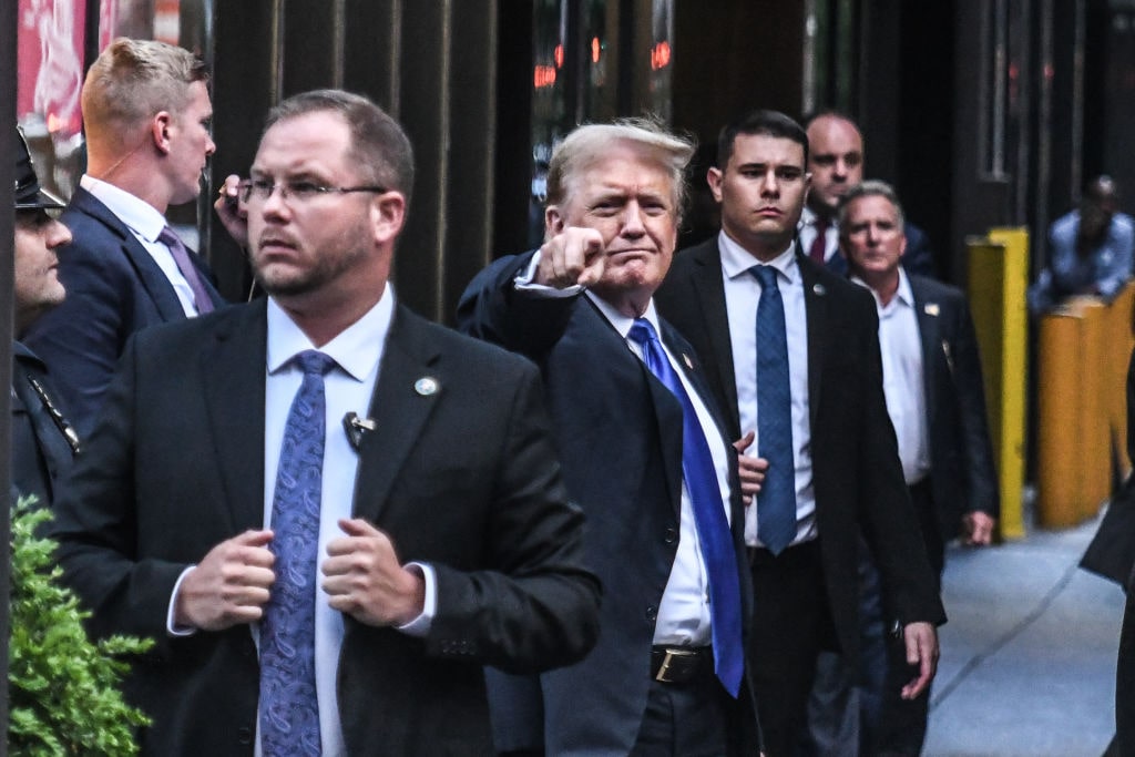 Jury Finds Former President Donald Trump Guilty On All 34 Counts In Hush Money TrialNEW YORK, NEW YORK - MAY 30: Former U.S. President Donald Trump arrives at Trump Tower on May 30, 2024 in New York City. The former president was found guilty on all 34 felony counts of falsifying business records in the first of his criminal cases to go to trial. Trump has now become the first former U.S. president to be convicted of felony crimes.(Photo by Stephanie Keith/Getty Images)